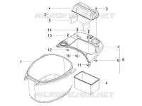 Logement casque - Dessous de selle