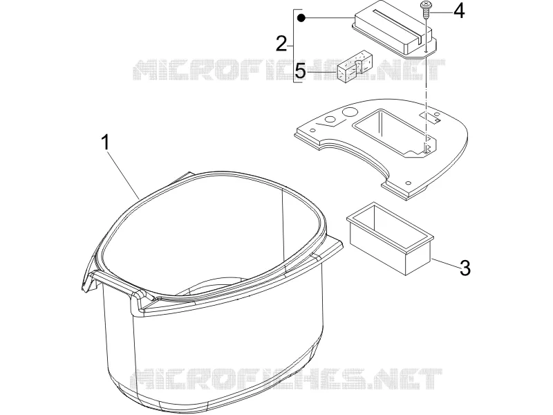Logement casque - Dessous de selle