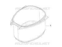 Logement casque - Dessous de selle