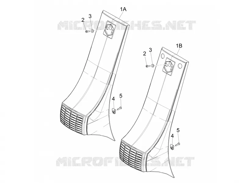 Protections avant - Bavettes