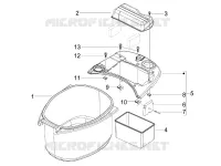 Logement casque - Dessous de selle