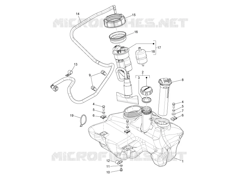 Réservoir carburant