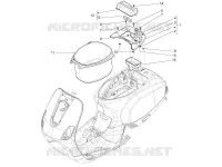 Logement casque - Dessous de selle
