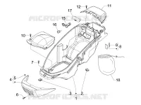 Logement casque - Dessous de selle