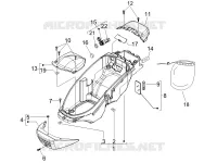 Logement casque - Dessous de selle
