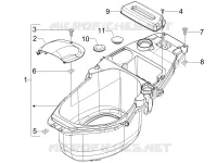 Logement casque - Dessous de selle
