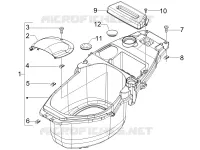 Logement casque - Dessous de selle