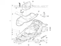 Logement casque - Dessous de selle