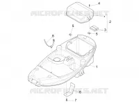 Logement casque - Dessous de selle
