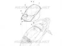 Logement casque - Dessous de selle