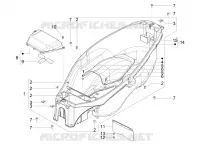 Logement casque - Dessous de selle