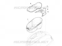Logement casque - Dessous de selle