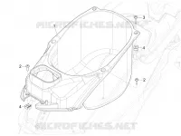 Logement casque - Dessous de selle