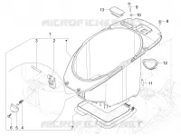 Logement casque - Dessous de selle