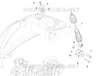 Suspension arrière - Amortisseur/s