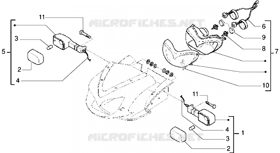 Headlamp-turn signal lamp
