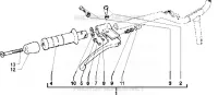 Pieces composant le guidon