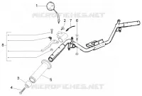 Pieces composant le guidon