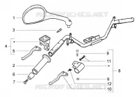 Pieced composant le guidon