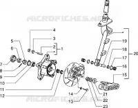 Compteur kilometrique-Couvercles du guidon