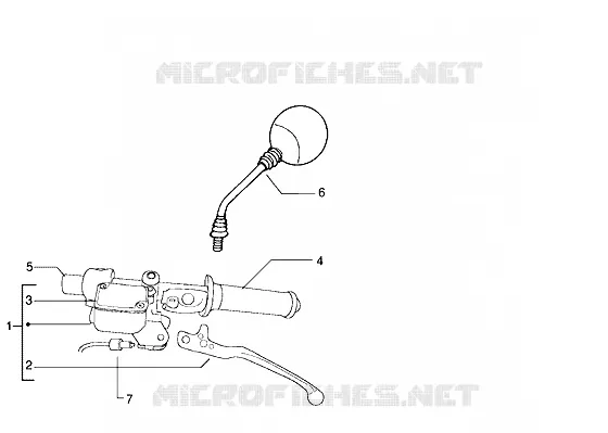 Rear brake cylinder