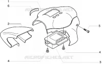 Pieces composant le guidon-Gr. Instruments