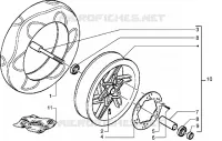 Roue AV nue