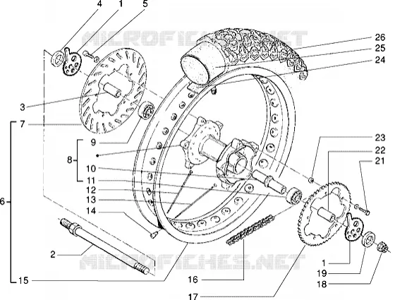 Roue AR.