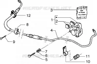 Caliper (Vehicle with rear hub brake)