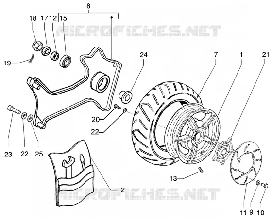 Rear wheel