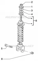 Rear damper