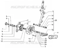 Steering column-disc brake
