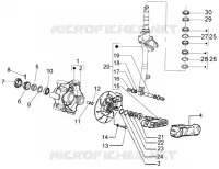 Steering column-disc brake