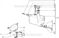 Oil mix tank-degaser