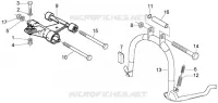 Central stand-swinging arm