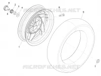 Roue arrière