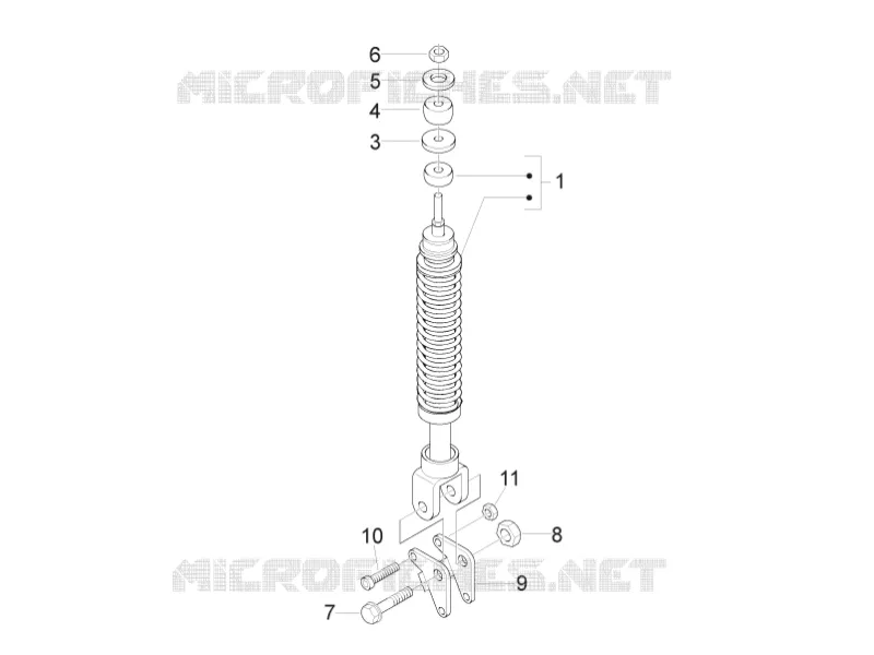 Suspension arrière - Amortisseur/s