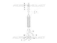 Suspension arrière - Amortisseur/s