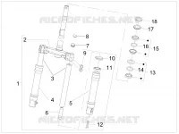 Composants de la fourche (Escorts)