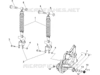 Suspension arrière - Amortisseur/s