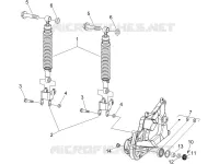 Suspension arrière - Amortisseur/s