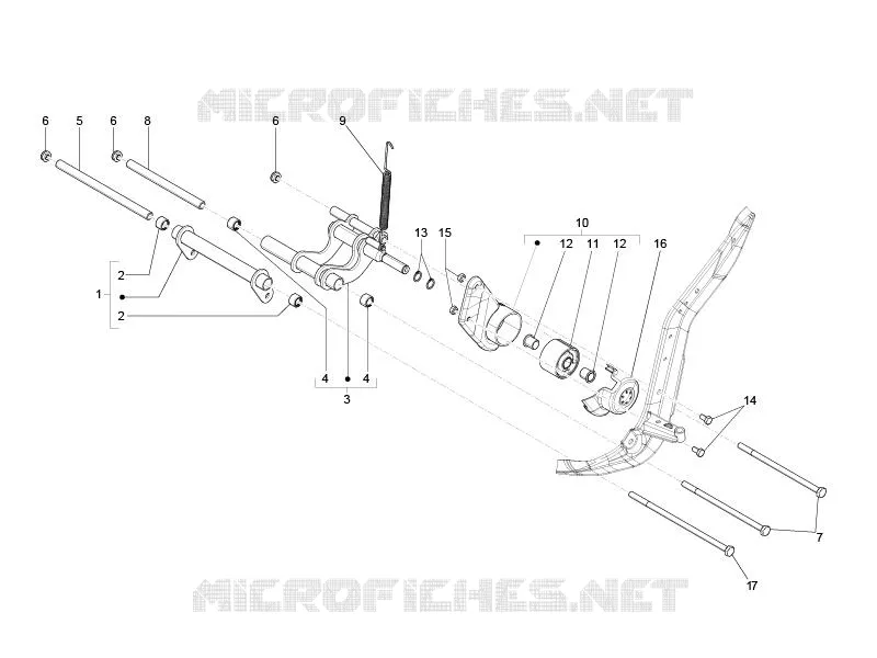 Bras oscillant