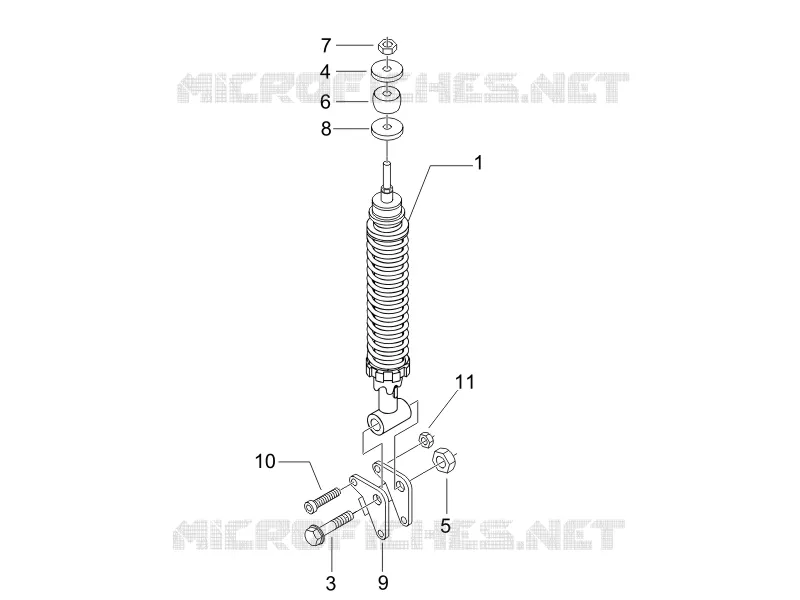 Suspension arrière - Amortisseur/s