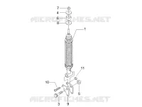 Suspension arrière - Amortisseur/s