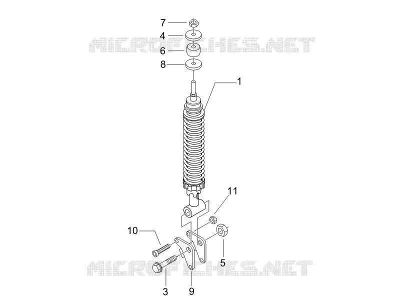 Suspension arrière - Amortisseur/s