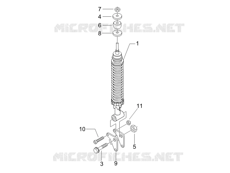 Suspension arrière - Amortisseur/s