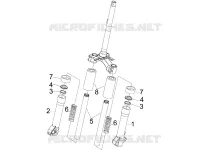 Composants de la fourche (Escorts)