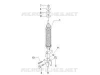 Suspension arrière - Amortisseur/s
