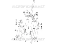 Composants de la fourche (Escorts)
