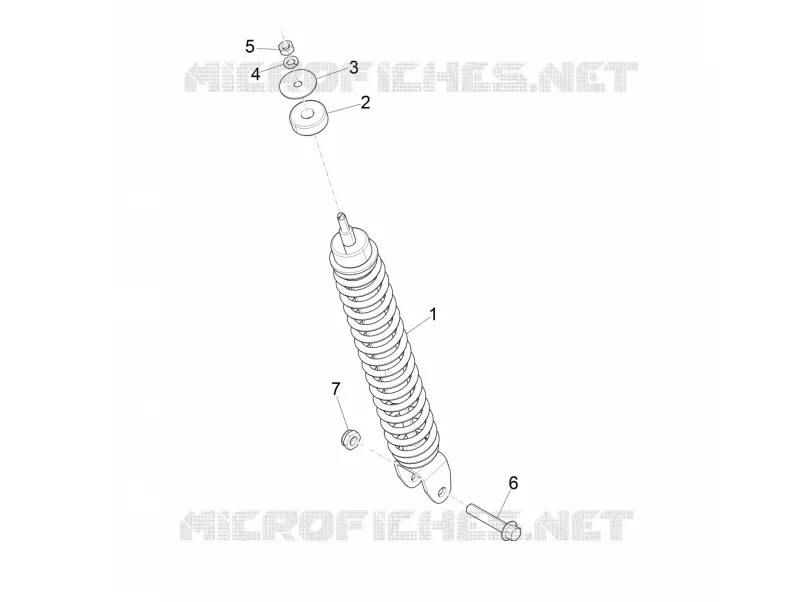Suspension arrière - Amortisseur/s